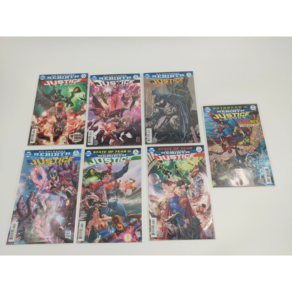 Justice League Rebirth 2-8 DC Comics NM/VF+